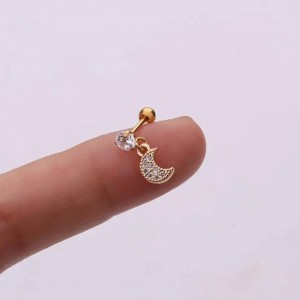 پیرسینگ آویز ماه  (عدد)