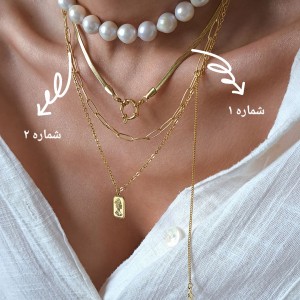 گردنبند ماری قفل ملوانی استیل