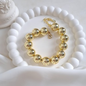 دستبند گوی روکش طلا کیفیت A++  *