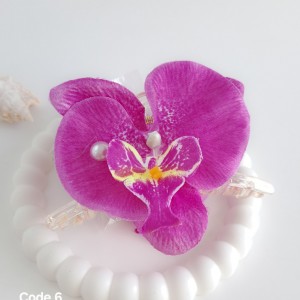 گیره موی گل ارکیده کد 6