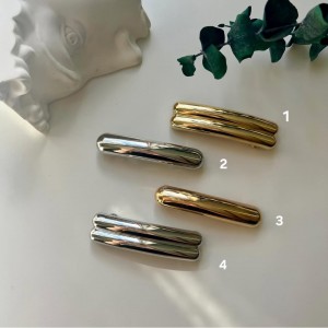 گیره موی تک ردیفه نقره ای (شماره 2 در تصویر)