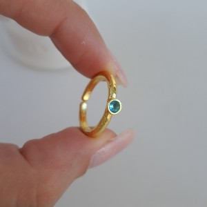 انگشتر نقطه آبی  (اروپایی)