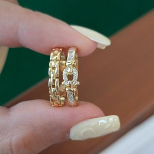 انگشتر طرح طلا زنانه *