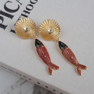 گوشواره ماهی قرمز زارا *