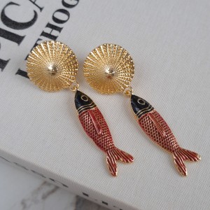 گوشواره ماهی قرمز زارا *