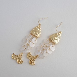 گوشواره ماهی زارا سفید *