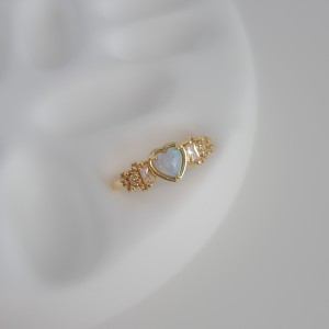 انگشتر قلب طرح اپال