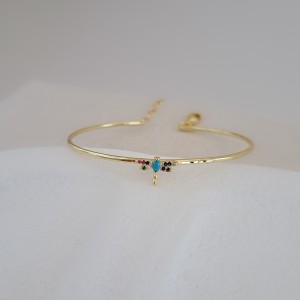 دستبند بنگل ظریف سنجاقک*