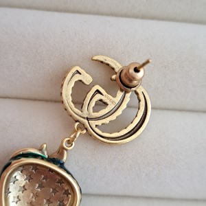 گوشواره توت فرنگی سبز گوچی **