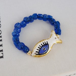 دستبند ماهی سرامیکی کوره ای