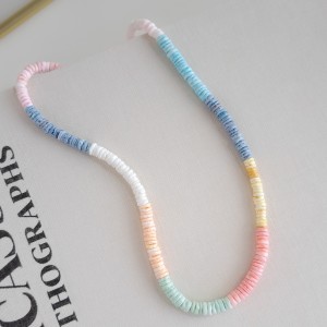 گردنبند صدف طبیعی رنگی*