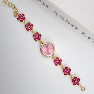 ساعت فلاور سرخابی*