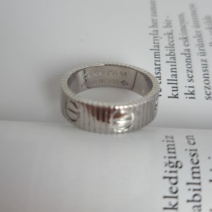 انگشتر لاو کارتیه جدید نقره ای*