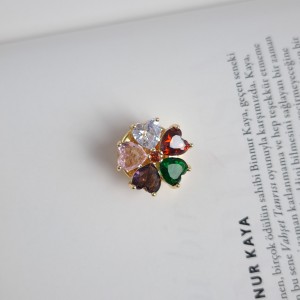 کاور دکمه گل قلبی مولتی کالر