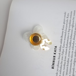 کاور دکمه گل توری و پروانه*