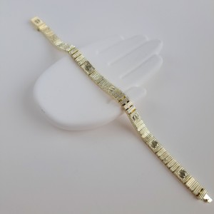 دستبند کار.تیه روکش طلای ۱۸  *