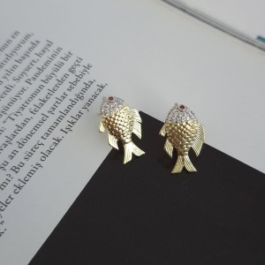 گوشواره ماهی طلایی*