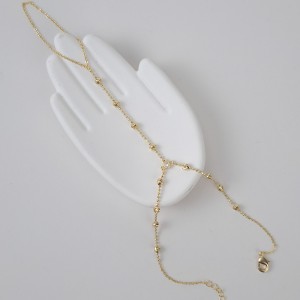 دستبند تمیمه نگین های مستطیل رنگی*