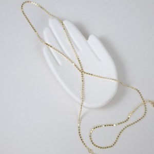 دستبند تمیمه زنجیر پولکی ظریف*