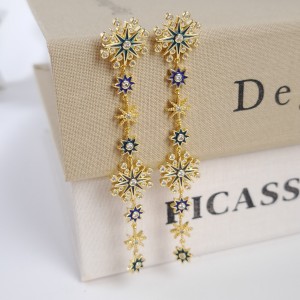 گوشواره ستاره ستاره بلند