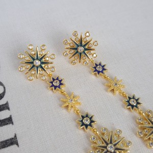 گوشواره ستاره ستاره بلند