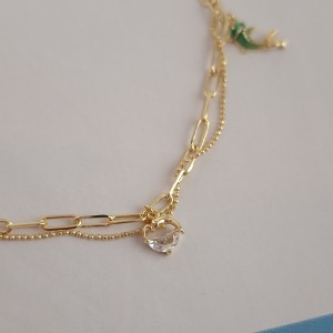 گردنبند آویز دلفین و صدف