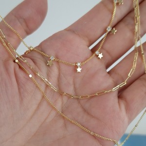 گردنبند ستاره طلایی