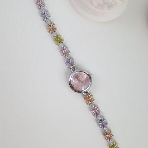 ساعت گل شش پر سواروسکی مولتی کالر*