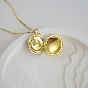 گردنبند میناکاری آبی