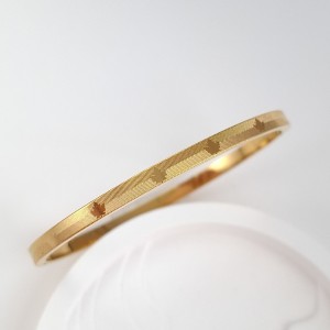 دستبند استیل با طرح برگ