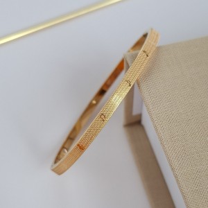 دستبند استیل با طرح نت موسیقی