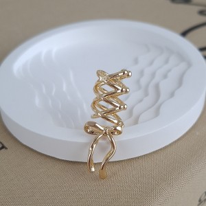 گوشواره ایرکاف حلقه تمام نگین *