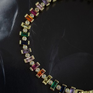 دستبند باگت رنگی