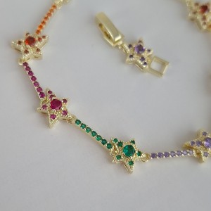 دستبند فشن ستاره مولتی کالر*