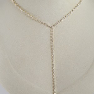 گردنبند تمام نگین Y آویز بلند*