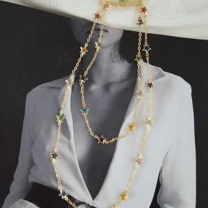 گردنبند دخترانه رنگی