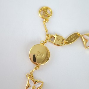 دستبند لویی ویتون پایه طلایی