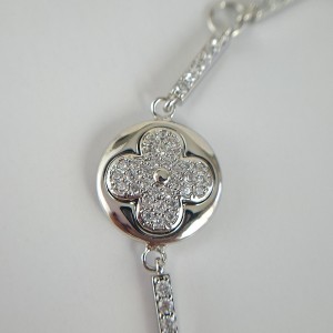 دستبند لویی ویتون تمام نگین