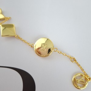 دستبند لویی ویتون پایه طلایی