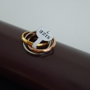 انگشتر ترینیتی کارتیه استیل*