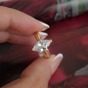 انگشتر ژوپینگ نگین مارکیز ظریف*