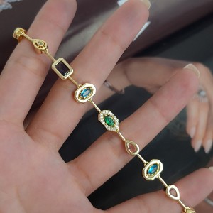 دستبند طرح طلای ملیس *