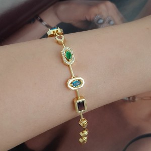 دستبند طرح طلای ملیس *