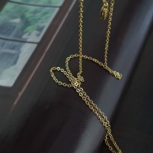 گردنبند تک‌ نگین دایره ژوپینگ
