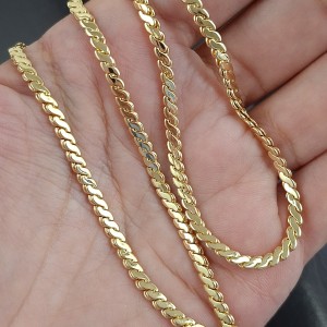 گردنبند زنجیر ماری ضخیم