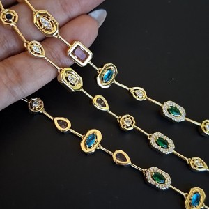 گردنبند طرح طلای ملیس جدید