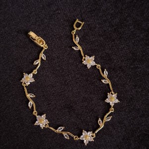 دستبند شاخه گل شفاف
