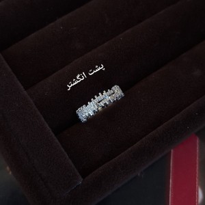 انگشتر انگشت کوچک فول نگین نقره ای*