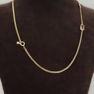گردنبند باگت رنگی ژوپینگ