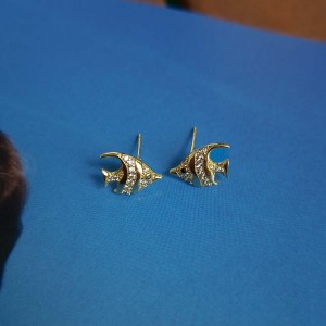 گوشواره میخی ماهی ژوپینگ